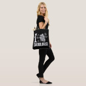 Love Cardioloog Heart Anatomic Cardiology Tote Bag (Op model)