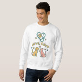 Love, Care, Save Veterinarian Shirt  (Voorkant volledig)
