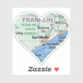 Love Carrabelle Florida Sticker (Vel)