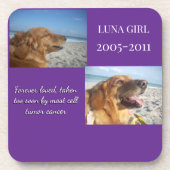 Love Carried Forward Always Bier Onderzetter (Voorkant)