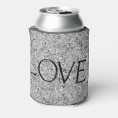 "Love" Carved Stone Blikjeskoeler (Blikje Achterkant)