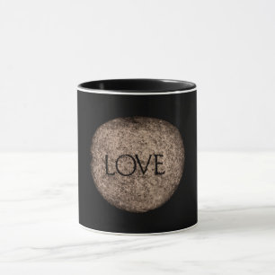 "Love" Carved Stone Mok
