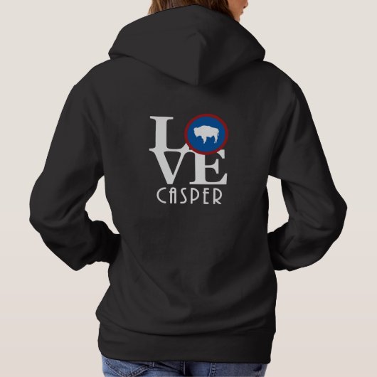 LOVE casper Wyoming (back print) Hoodie (Achterkant)