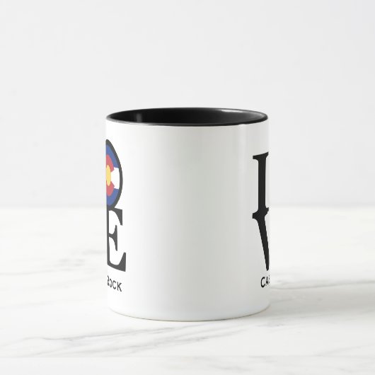 LOVE Castle Rock Colorado Mok (Midden)