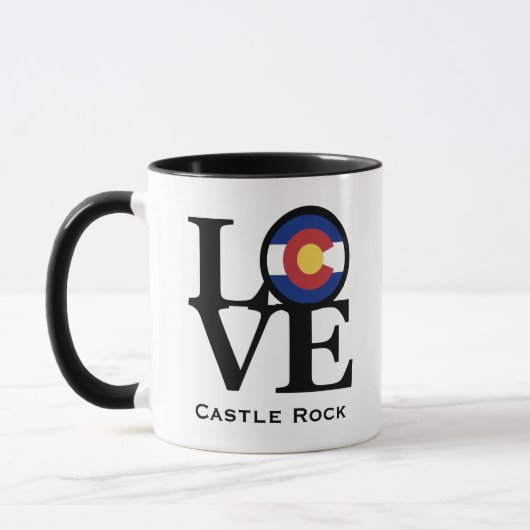 LOVE Castle Rock Colorado Mok (Links)