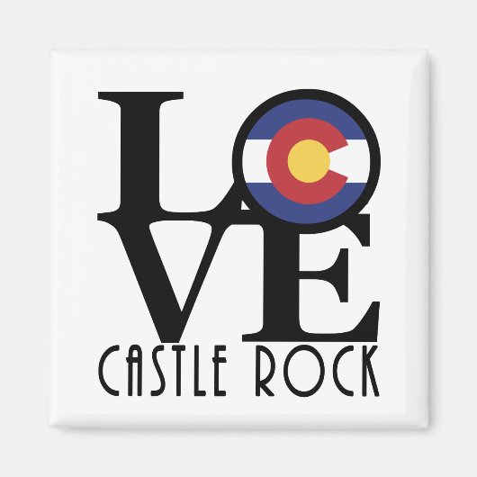 LOVE Castle Rock Magneet (Voorkant)