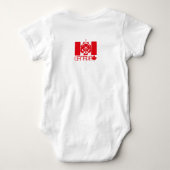  LOVE Castor/ Maple Bandera Canada by Masanser Romper (Achterkant)