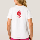 LOVE Castor/ Maple Bandera Canada by Masanser T-shirt (Achterkant)