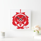  LOVE Castor/ Maple Bandera Canada by Masanser Vierkante Klok (Huis)