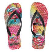  LOVE Castor/ Maple flag Canada by Masanser Teenslippers (Voetbed)