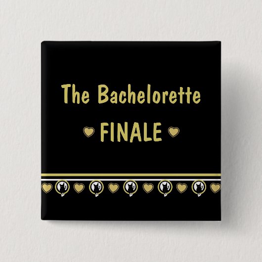 Love Cat Bachelorette Finale Button (Voorkant)