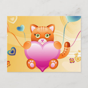 Love Cat Briefkaart