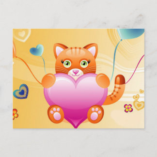 Love Cat Briefkaart