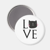LOVE CAT COFFEE CUP MAGNEET (Voorkant / Achterkant)