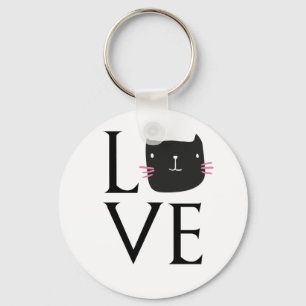 LOVE CAT COFFEE CUP SLEUTELHANGER