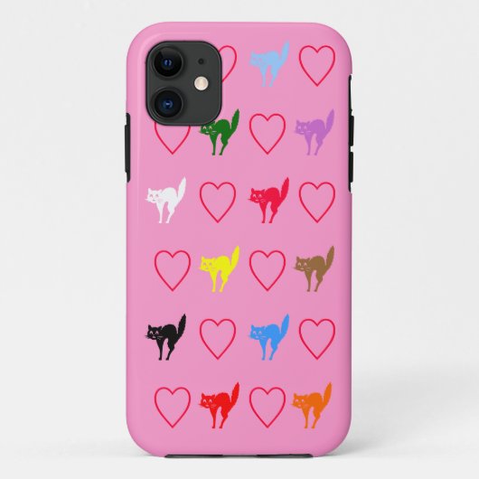 Love Cat Design Case-Mate iPhone Case (Achterkant)