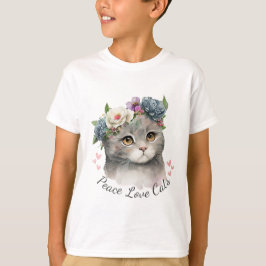 Love Cat Kind Boy T-shirt
