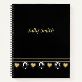 Love Cat Notitieboek van Dichteres Adiela Akoo - a