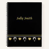 Love Cat Notitieboek van Dichteres Adiela Akoo - a (Voorkant)