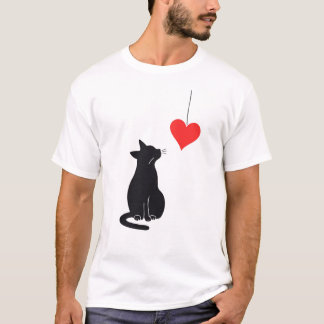 Love Cat - Schattige en esthetisch katachtig ontwe T-shirt