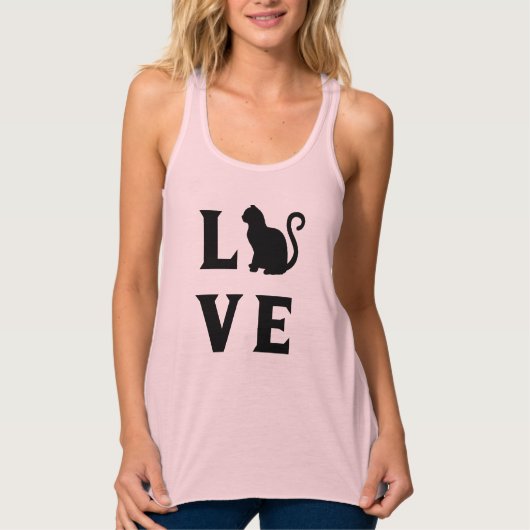 Love Cat Tanktop (Voorkant)