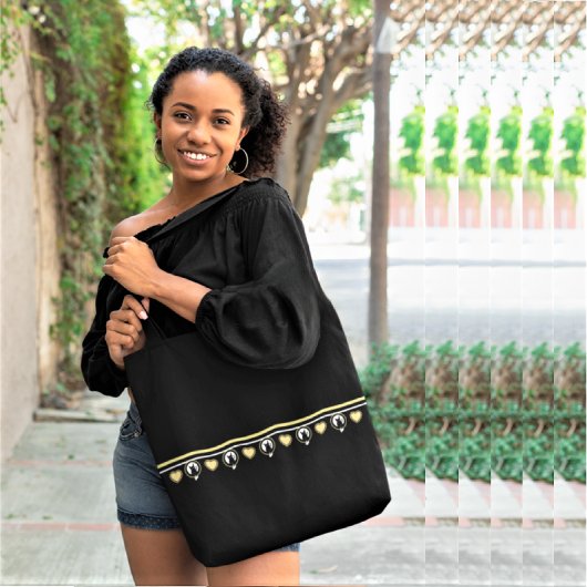 Love Cat Tote van Poet Adiela Akoo Tote Bag