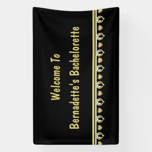 Love Cat Welkomstbanner ontworpen door Adiela Akoo Spandoek (Verticaal)