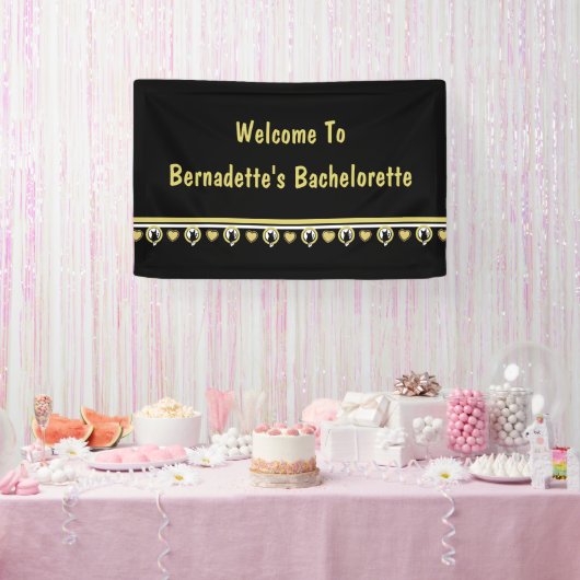 Love Cat Welkomstbanner ontworpen door Adiela Akoo Spandoek (Feest)