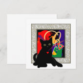 Love Cat Wenskaart (Voorkant / Achterkant)