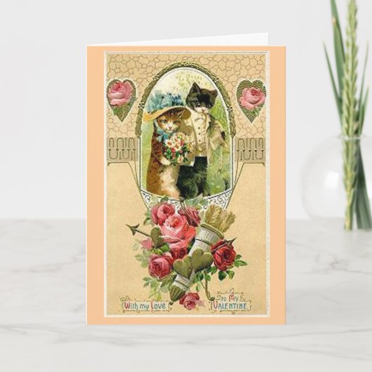 Love Cats - Card Feestdagen Kaart (Voorkant)