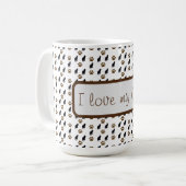 Love Cats Coffee Mok (Voorkant links)