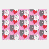 Love Cats Collectie Inpakpapier Vel (Voorkant)