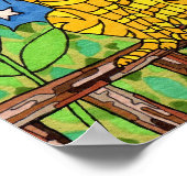 Love Cats Folk Art Poster (Hoek)