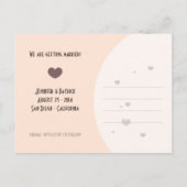 Love Cats - Save the date briefkaart (Achterkant)