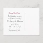 Love Cats Sla het Briefkaart van de datumbekendmak (Achterkant)