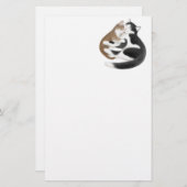 Love Cats Stationery Briefpapier (Voorkant / Achterkant)