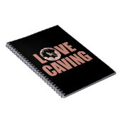 Love Caving - Cave Exploration Speleology Notitieboek (Rechterzijde)
