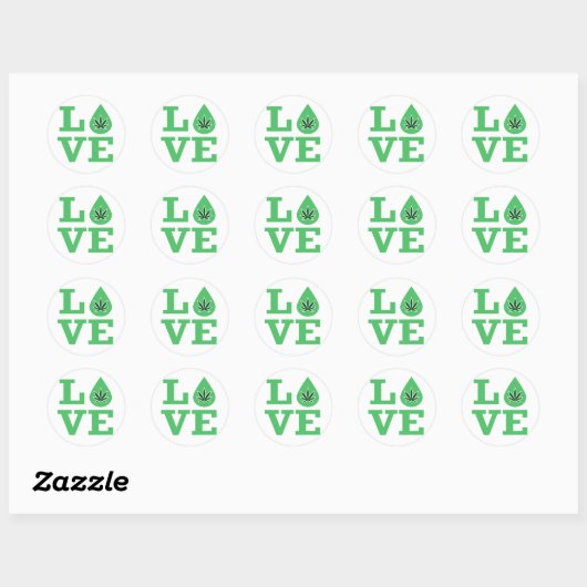 Love CBD - Stickers (Vel)