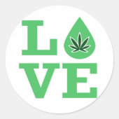Love CBD - Stickers (Voorkant)
