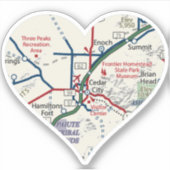 Love Cedar City Utah Sticker (Voorkant)