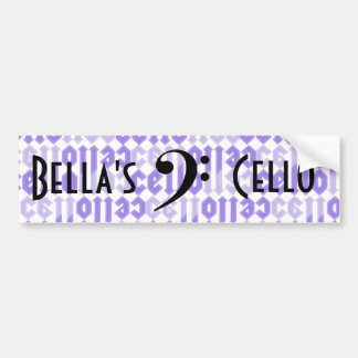 Love cello bumpersticker