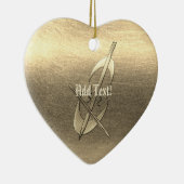Love Cello Music Add Text Ornament (Rechts)