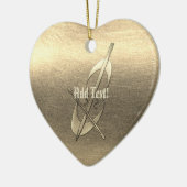 Love Cello Music Add Text Ornament (Links)