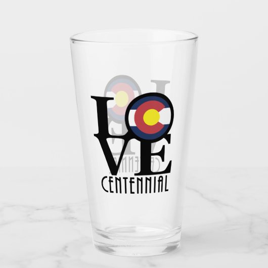 LOVE Centennial Colorado Glas (Voorkant)