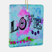 Love Ceramic Ornament (Rechts)