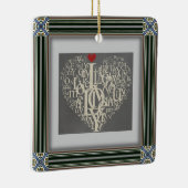 Love Ceramic Ornament (Rechts)