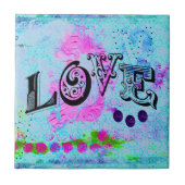 Love Ceramic Tegel Tegeltje (Voorkant)