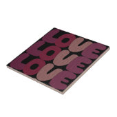 Love Ceramic Tegel Tegeltje (Zijkant)