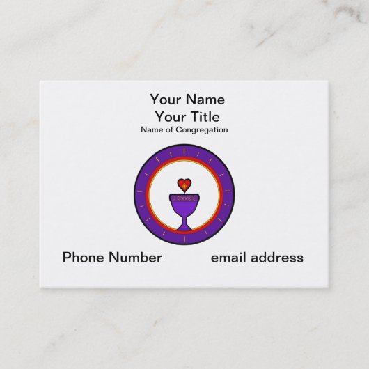 Love Chalice  Visitekaartjes (Voorkant)