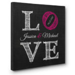 Love Chalkboard Lettre Art Couples Canvas Sign<br><div class="desc">Dit unieke canvasontwerp is afgedrukt op het artistieke matte canvas en met de hand uitgerekt op een 3/4? houten lijst door ons eigen Papierbladerteam. Kunst van de Canvas muur komt klaar om te hangen met een zaagtandhanger. Het zal een geweldig bruiloft of Jubileum cadeau zijn!</div>